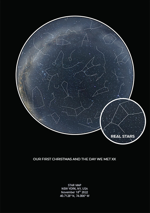 Real Night Sky Poster